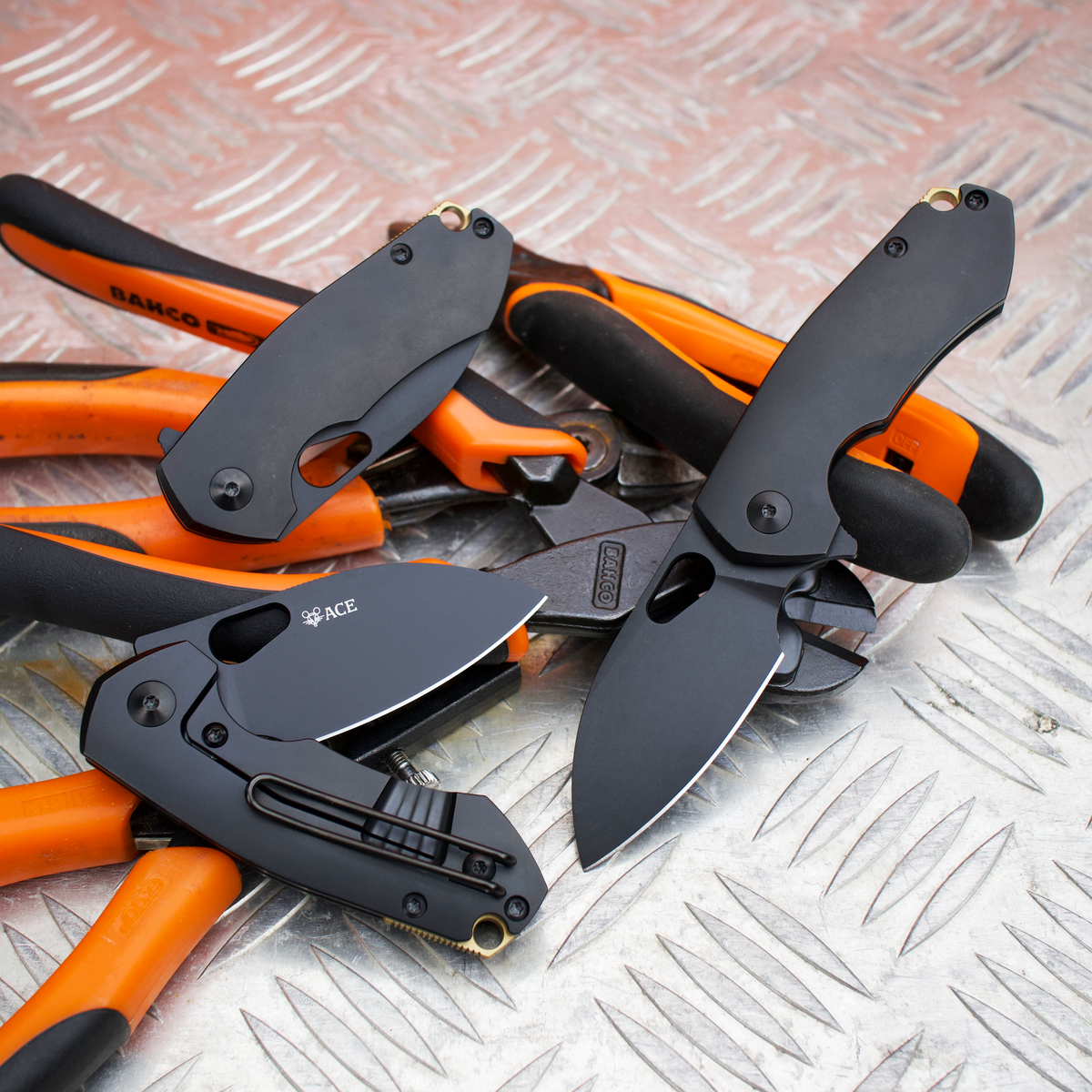 ACE Riv Titanium Blackout | EDC Folder Knife Collection ACE Riv Titanium Blackout | EDC Folder Knife Collection