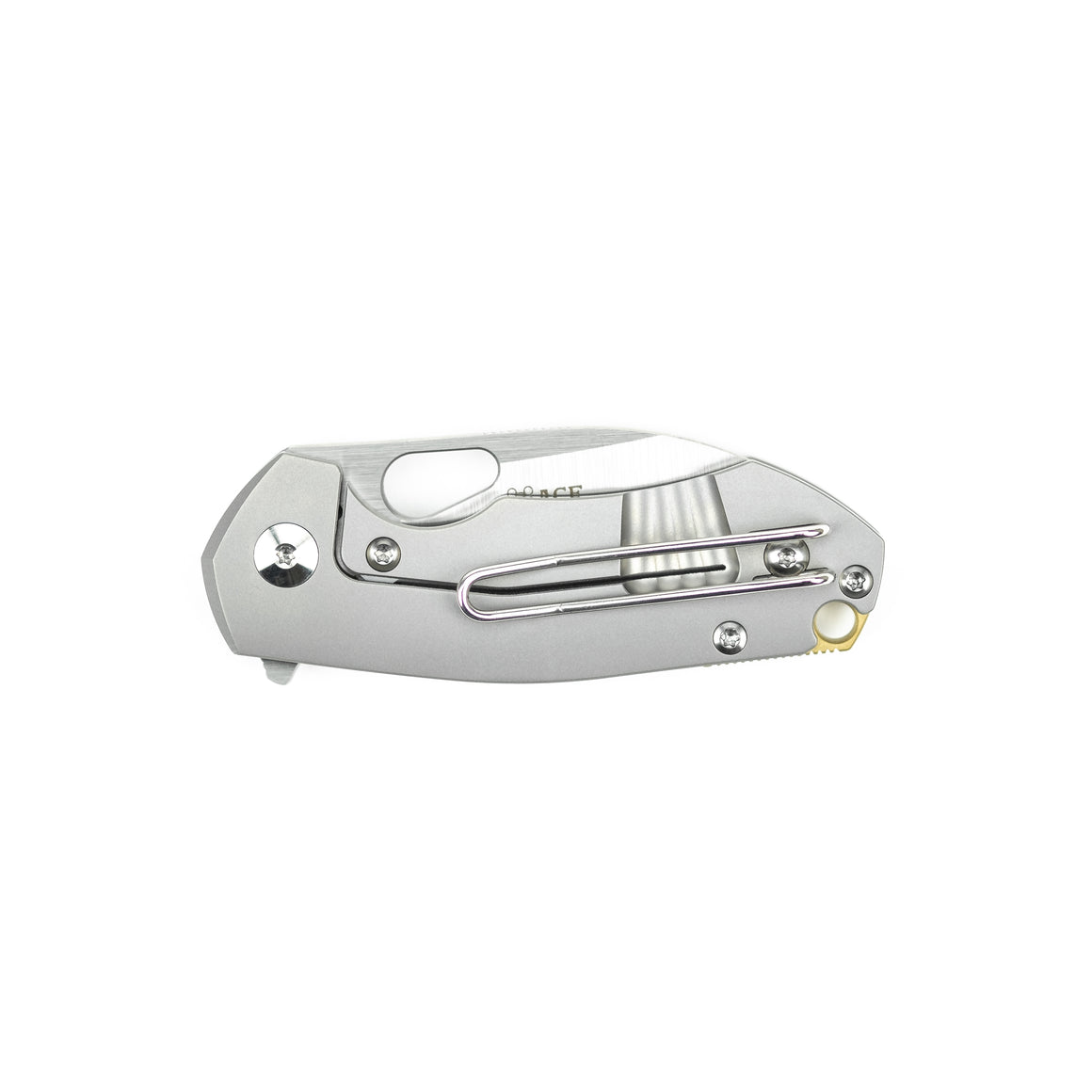 ACE Riv - Titanium - EDC knife - Steel: Elmax blade steel - Satin finish