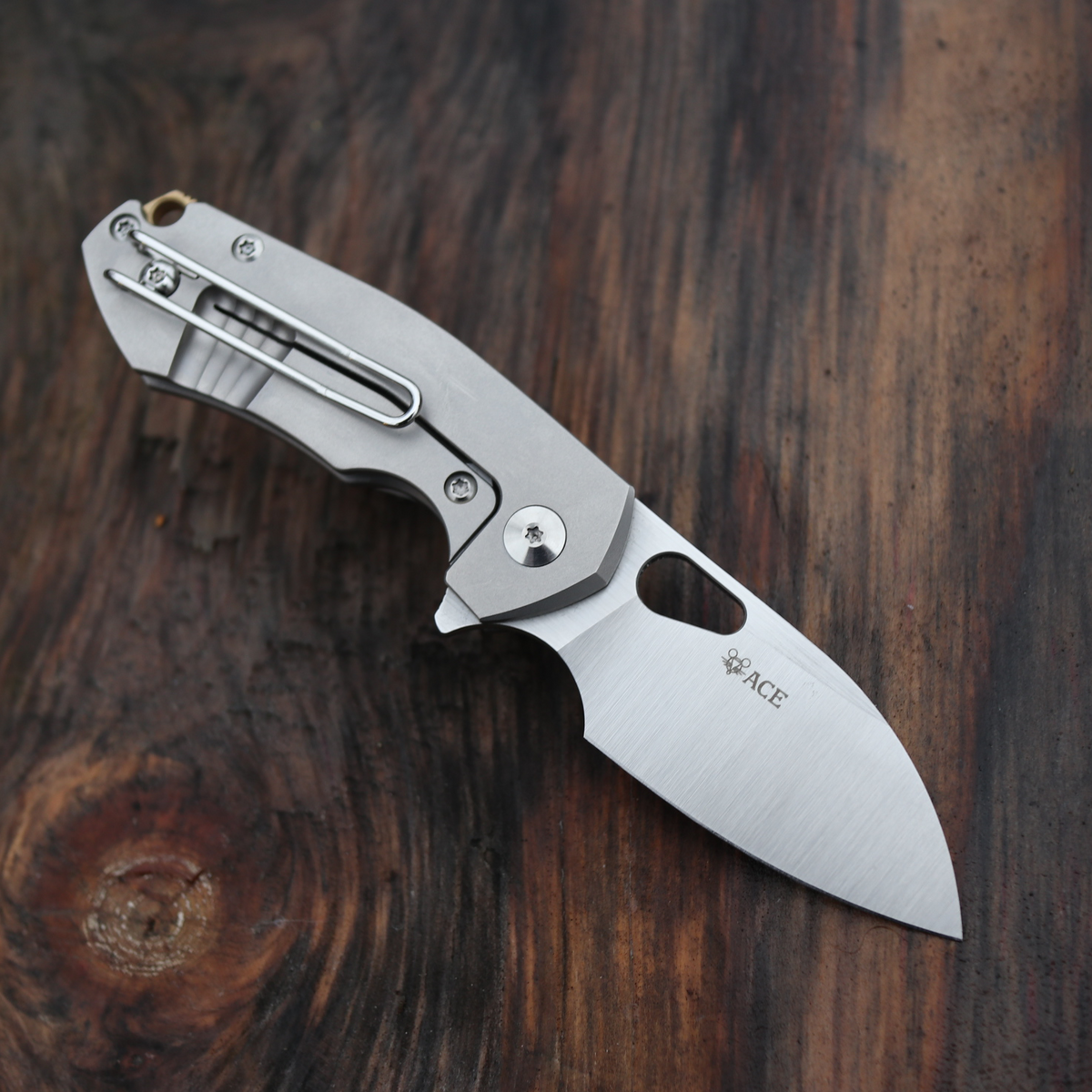 ACE Riv Titanium | EDC Folder Knife Collection | GiantMouse – GMK