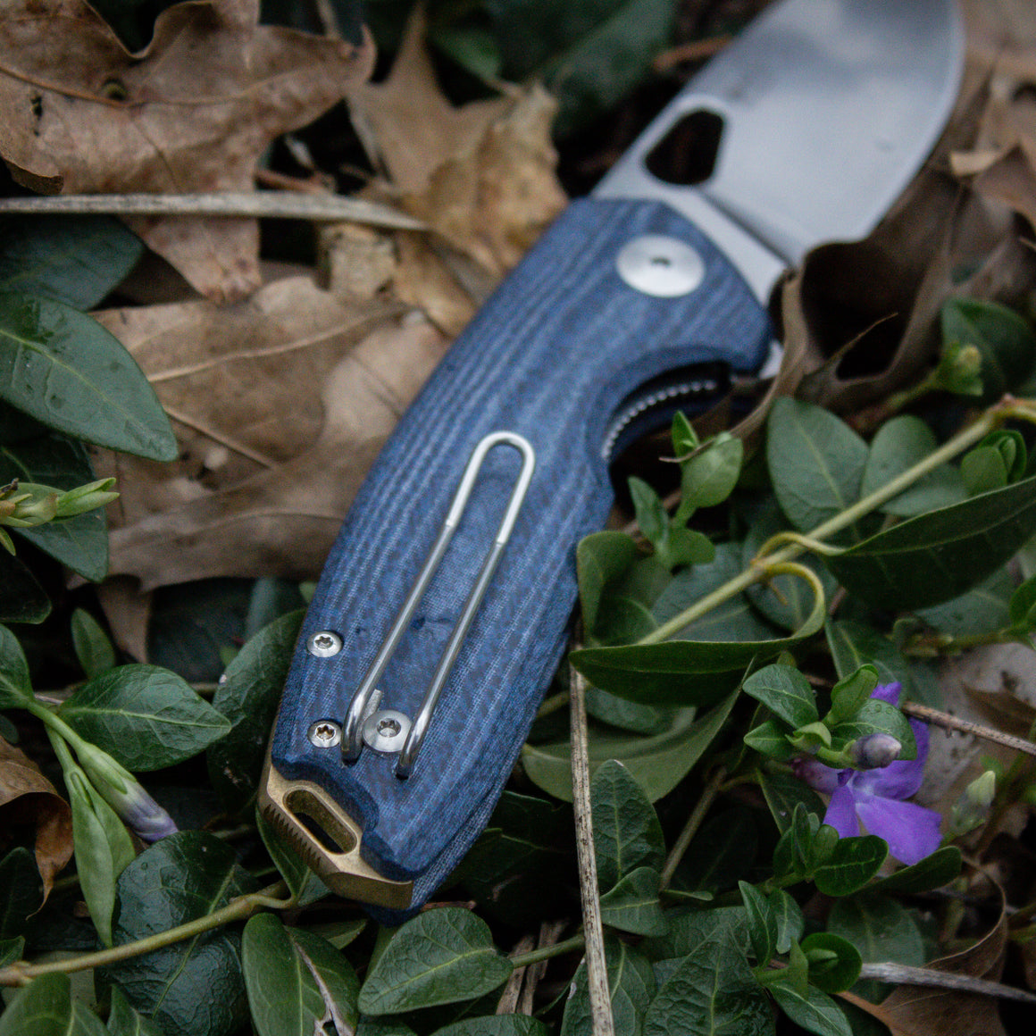 ACE Tribeca - Denim Canvas Micarta
