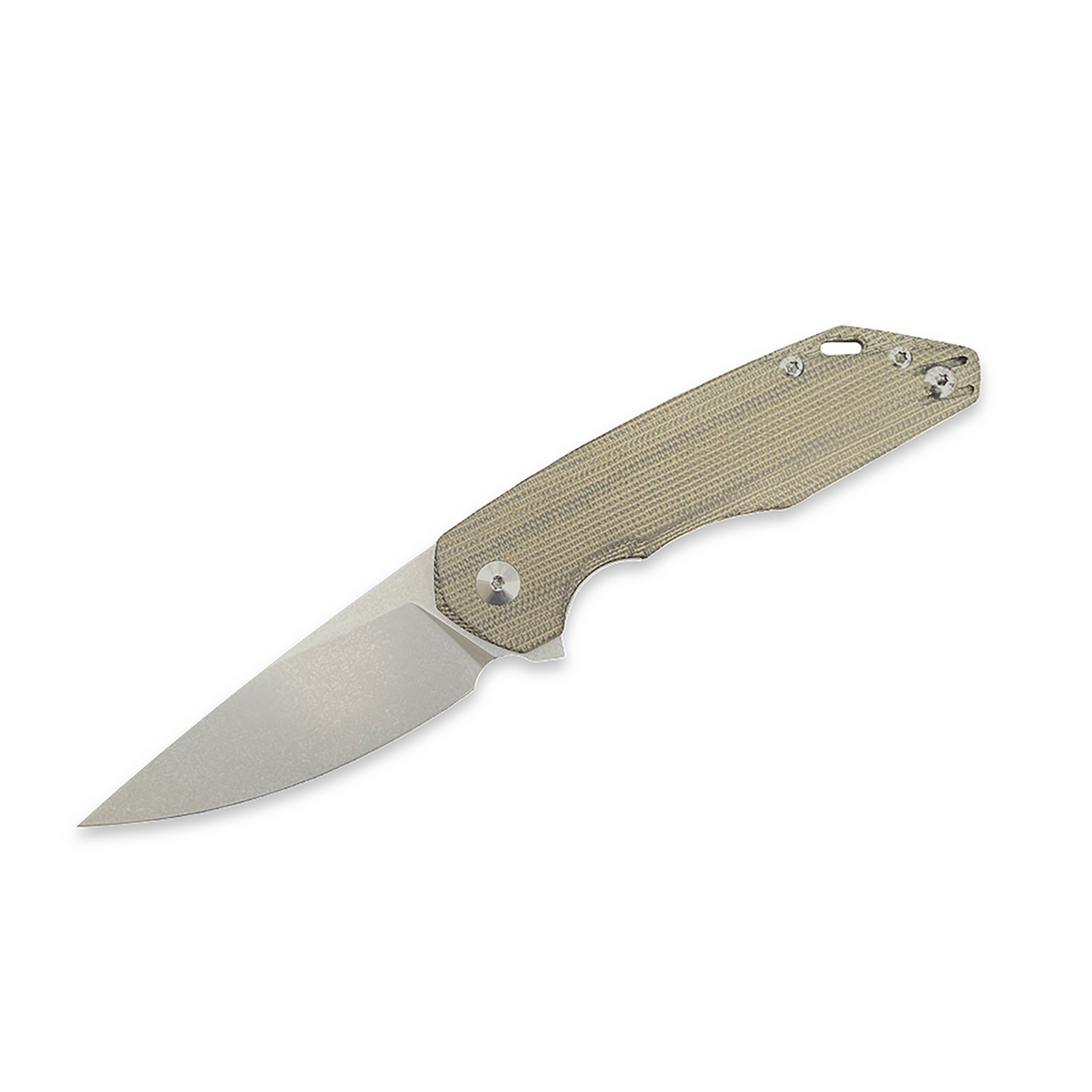 ACE Corta - Green Canvas Micarta - Böhler M390 MICROCLEAN stainless steel blade, Stonewash finish