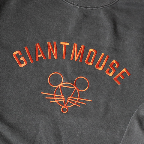 GiantMouse Embroidered Crewneck Sweatshirt