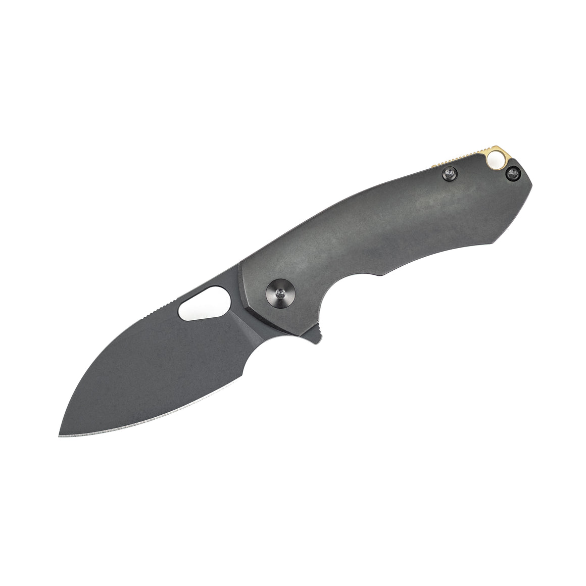 ACE Riv - Titanium Blackout - EDC knife - PVD Finish blade steel