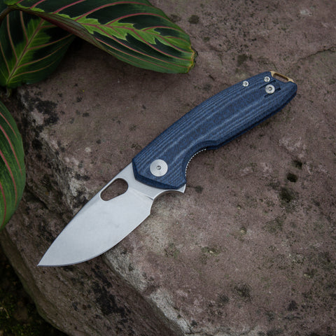 ACE Tribeca - Denim Canvas Micarta