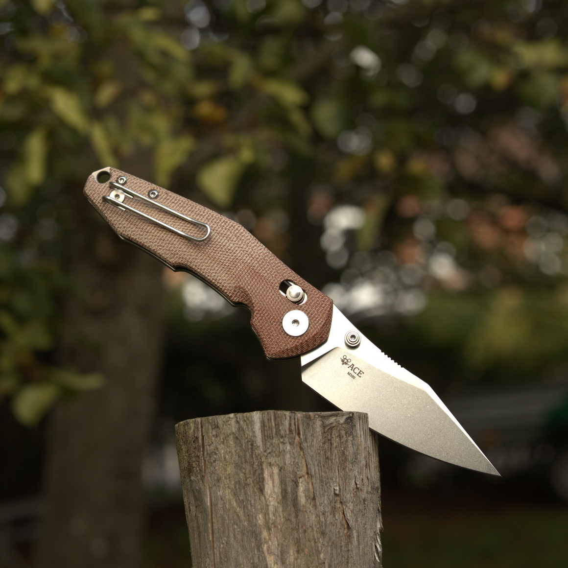 ACE Nazca Natural Canvas Micarta | EDC Folder Knife | GiantMouse – GMK ACE Nazca Natural Canvas Micarta | EDC Folder Knife | GiantMouse – GMK
